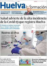 Portada de Huelva Información (España)