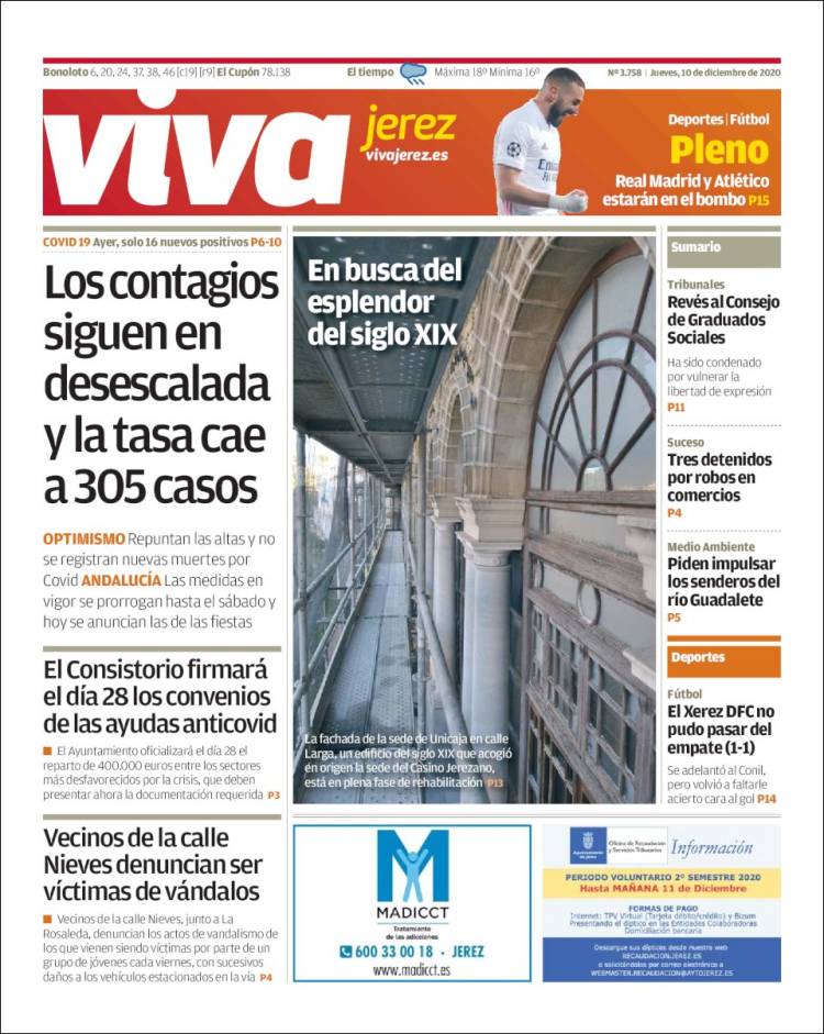 Portada de Información - Jerez (España)