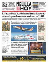 Portada de Melilla Hoy (España)