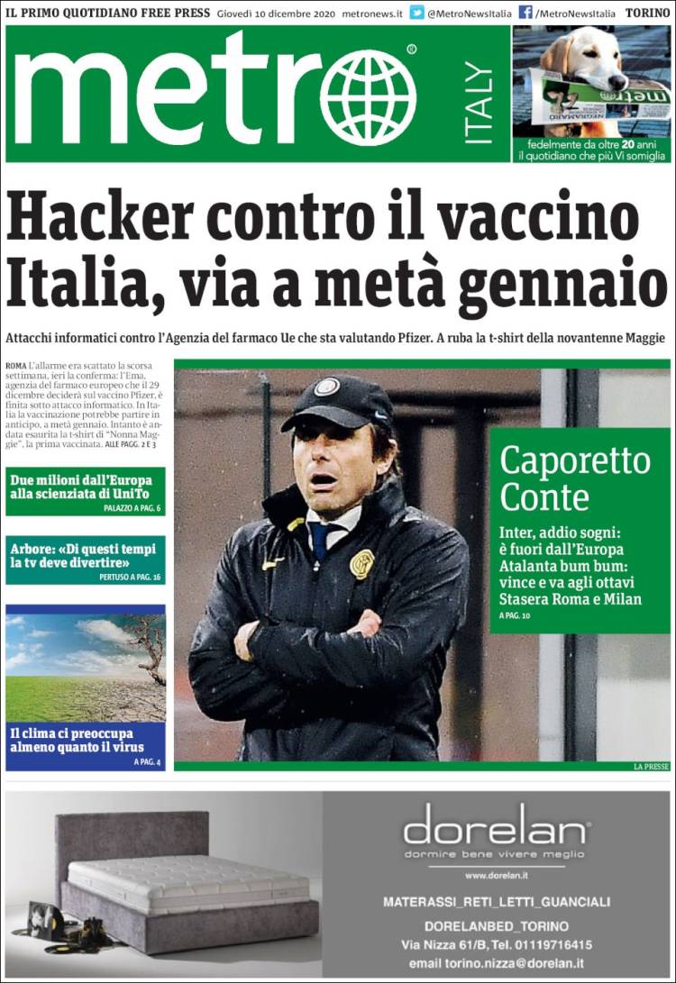 Portada de Metro - Torino (Italia)