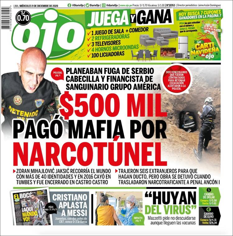 Portada de Ojo (Per&uacute;)