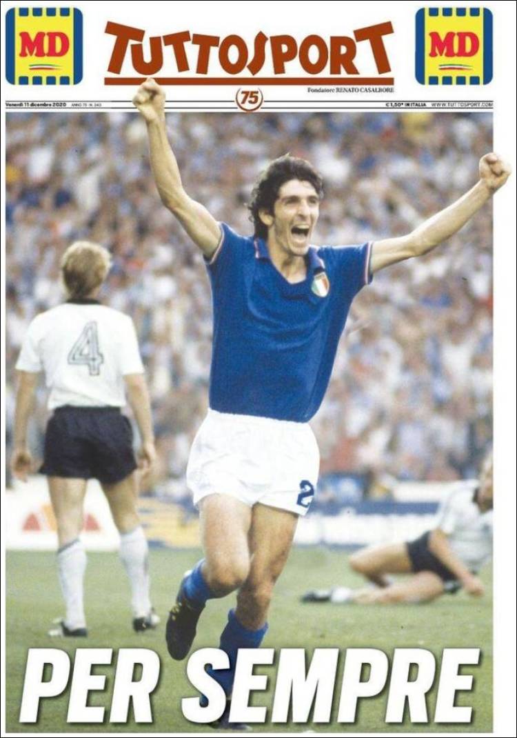 Portada de Tuttosport (Italia)