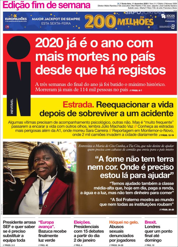 Portada de I - informação (Portugal)
