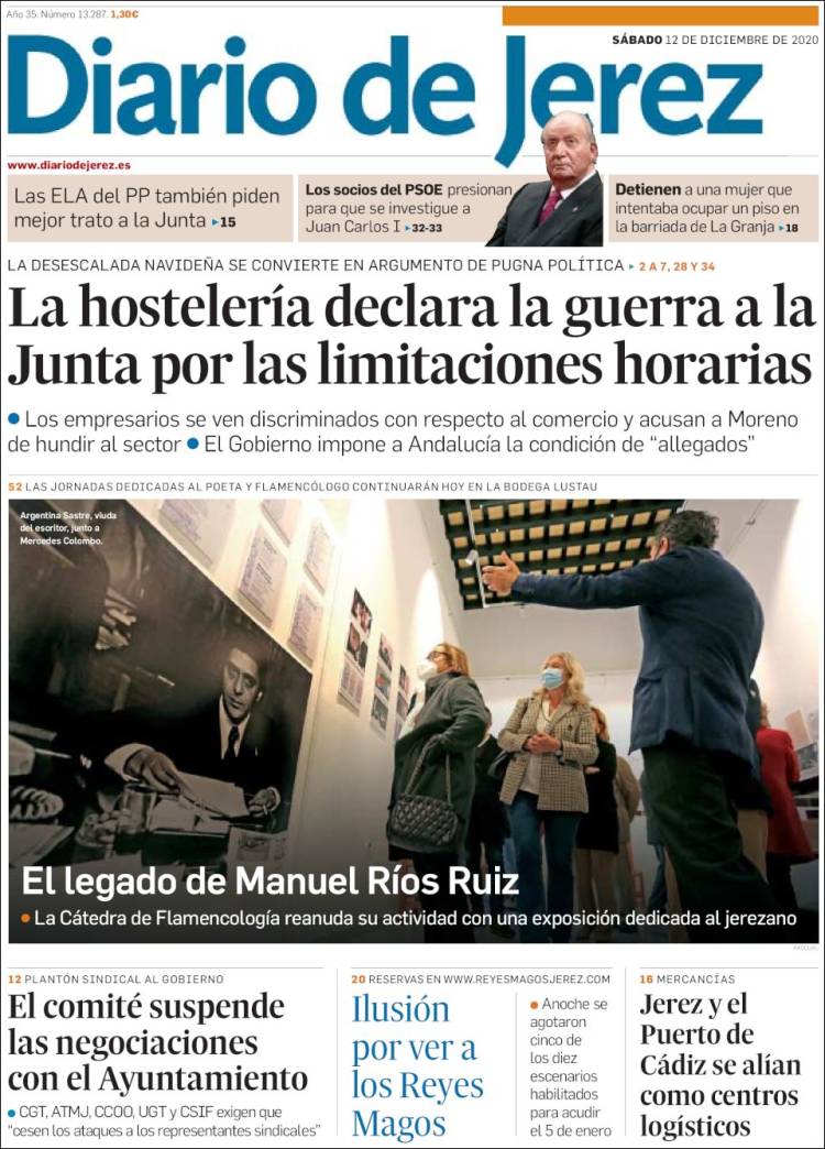 Portada de Diario de Jerez (España)