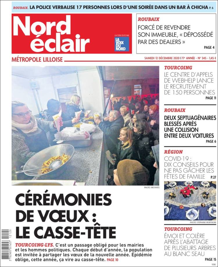 Portada de Nord Éclair (Francia)