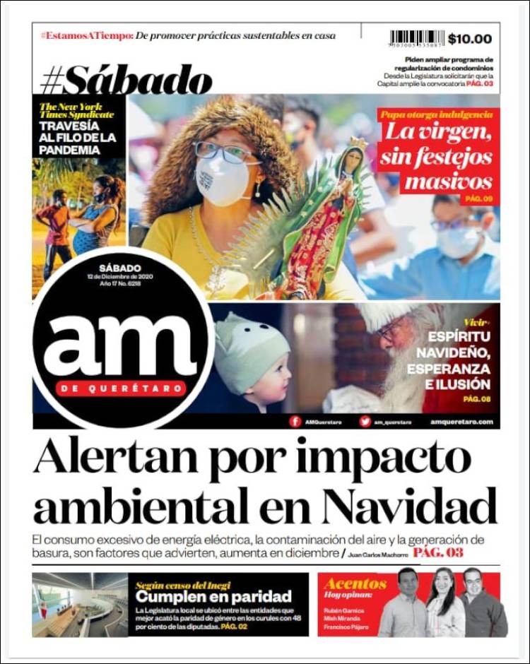 Portada de A.M. Querétaro (México)