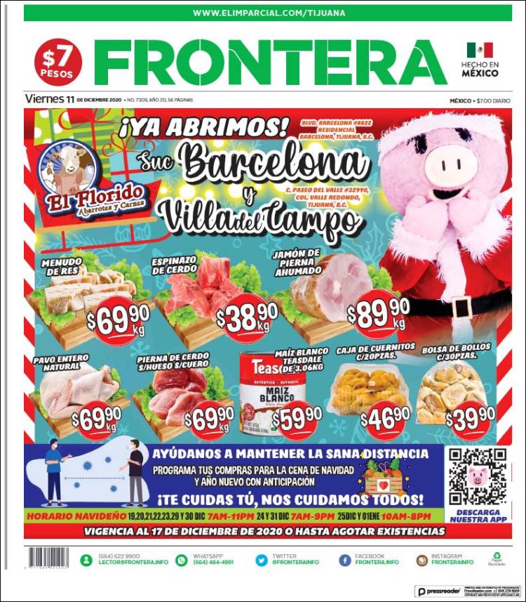 Portada de Frontera (México)