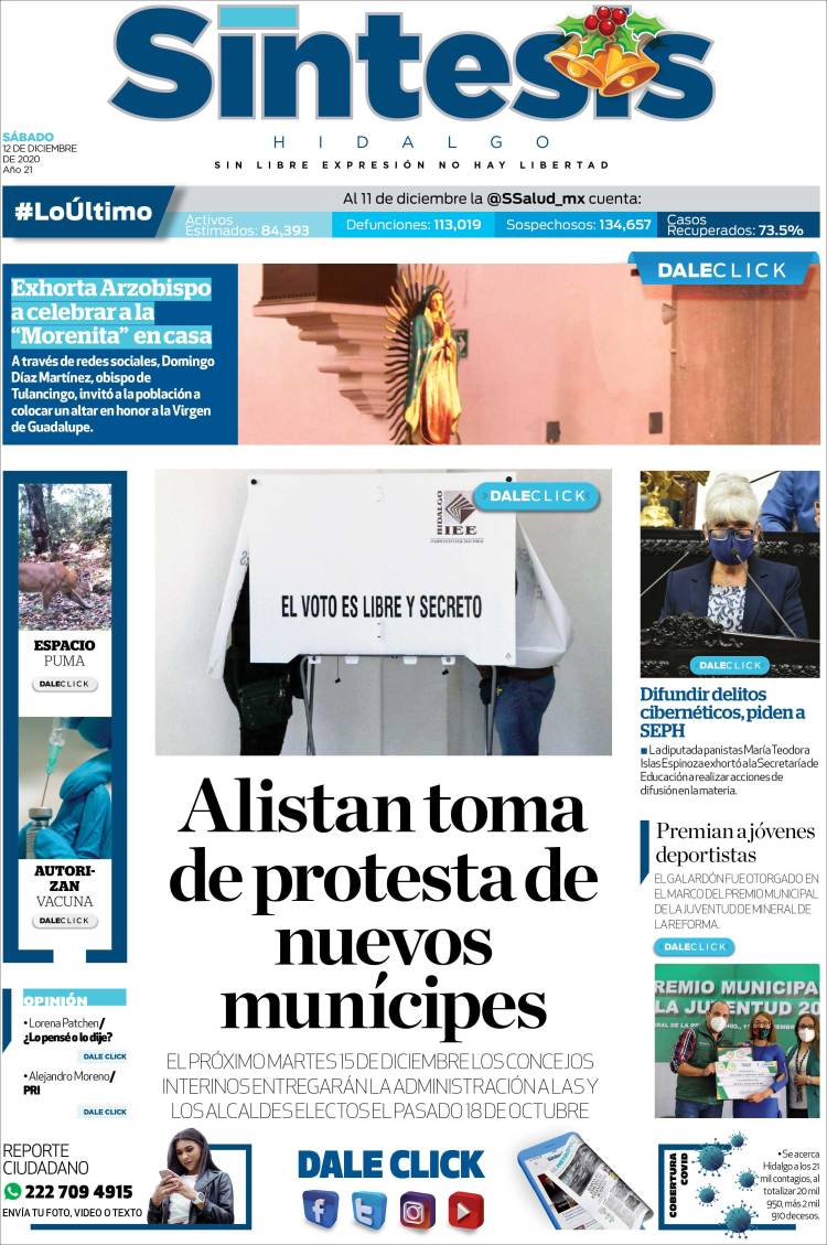 Portada de Sistesis - Hidalgo (México)