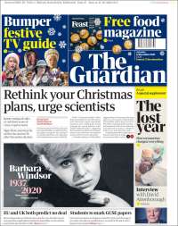 Portada de The Guardian (Royaume-Uni)