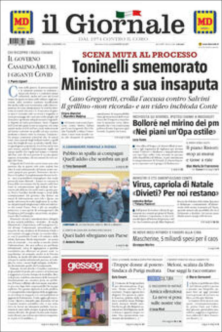 Portada de Milano Finanza (Italia)