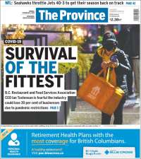 Portada de The Province (Canadá)