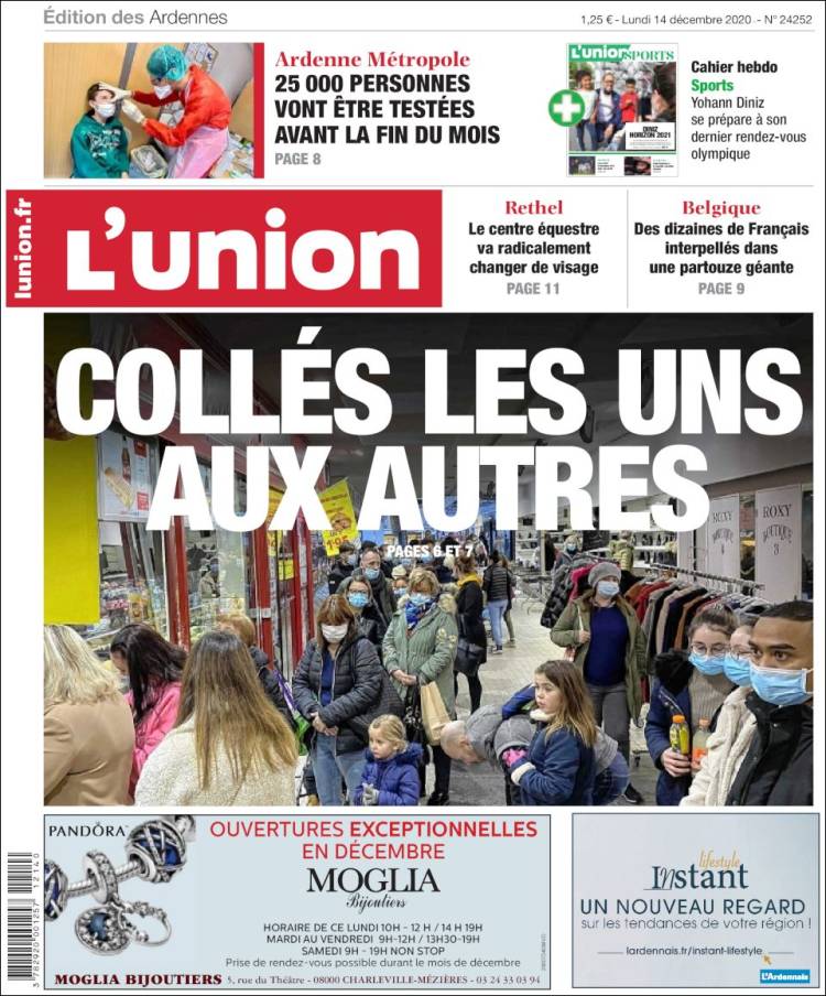 Portada de L'Union (Francia)