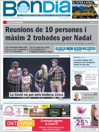 Portada de Diari Bondia (Andorre)