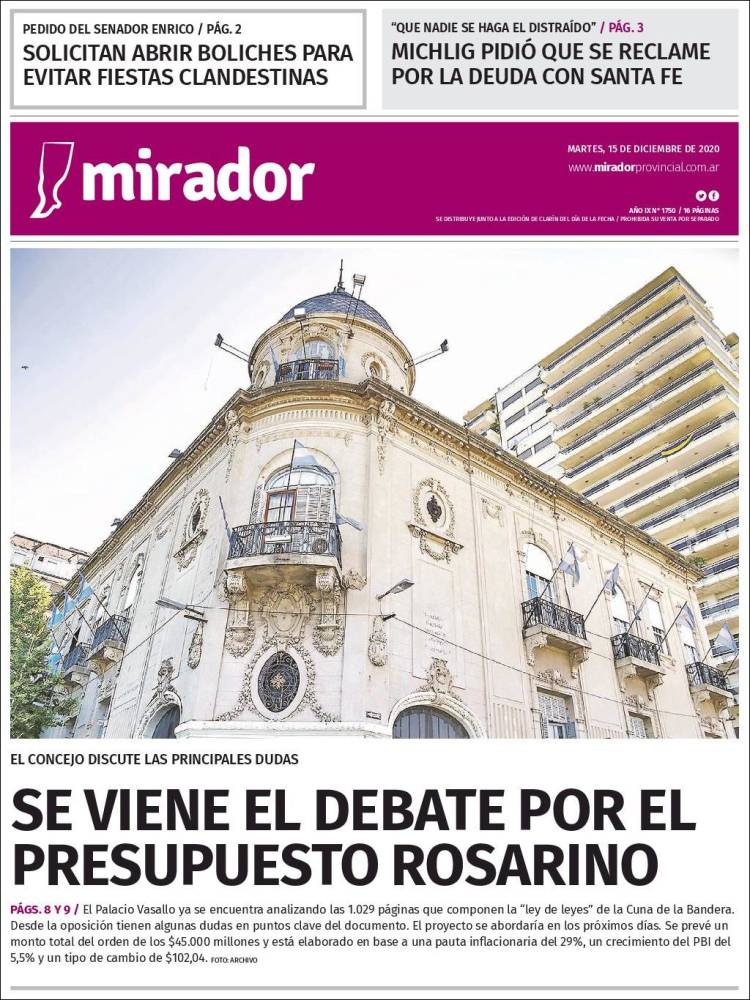 Portada de Mirador Provincial (Argentina)