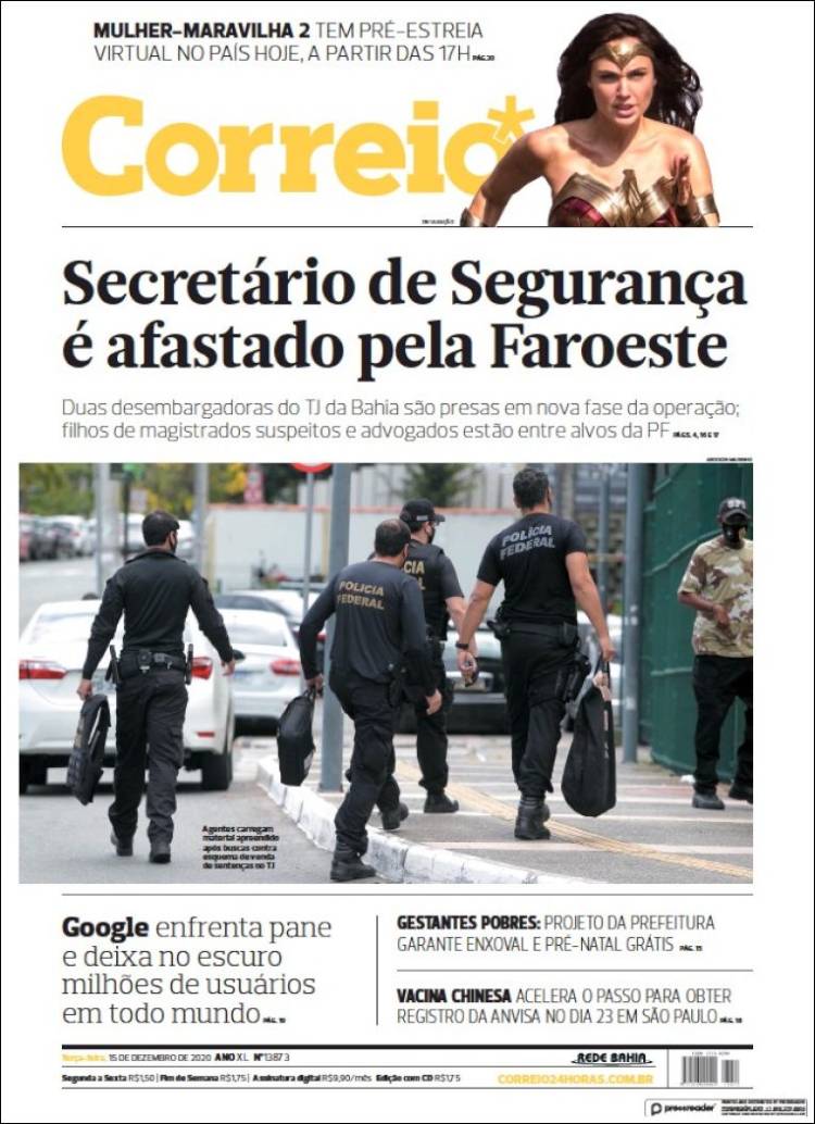 Portada de Correio* (Brasil)