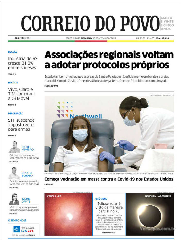 Portada de Correio Do Povo (Brasil)