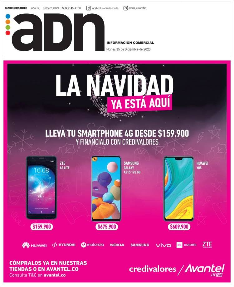 Portada de ADN - Cali (Colombia)