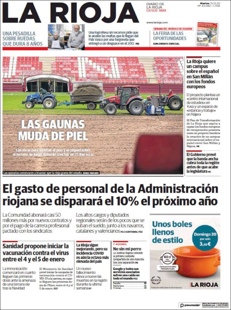 Portada de La Rioja (Espa&ntilde;a)