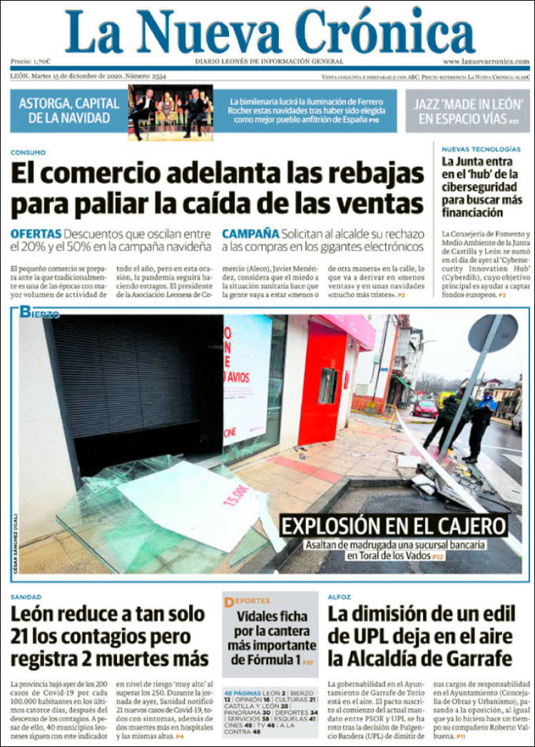 Portada de La Nueva Crónica (Espa&ntilde;a)