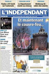 Portada de Le Indépendant (Francia)