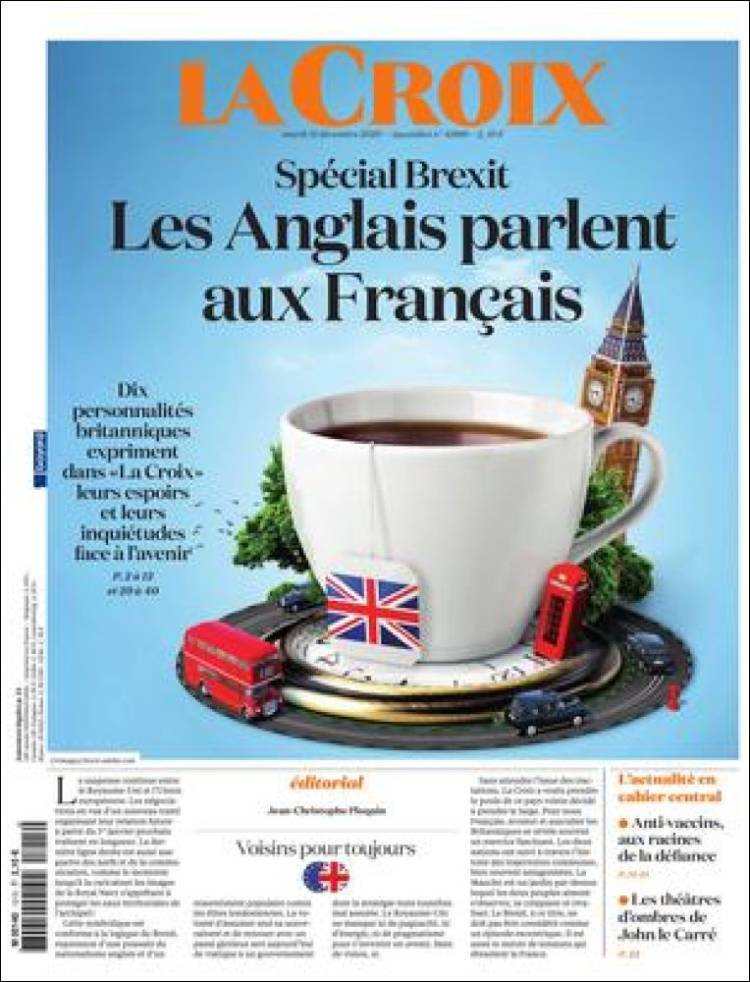 Portada de La Croix (Francia)