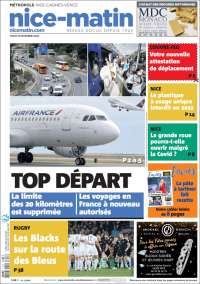 Portada de Nice-Matin (Francia)