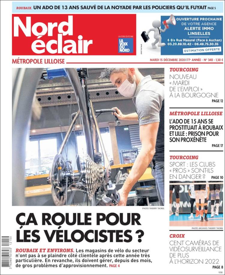 Portada de Nord Éclair (Francia)