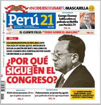 Portada de Perú 21 (Per&uacute;)