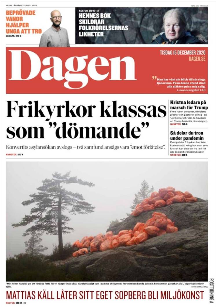 Portada de Dagen (Suecia)