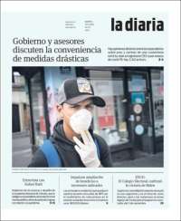 Portada de La Diaria (Uruguay)