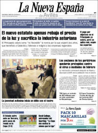Portada de La Nueva España - Avilés (Espa&ntilde;a)