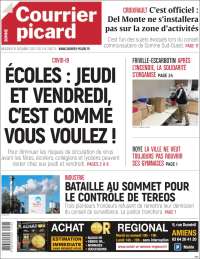 Portada de Courrier Picard (Francia)