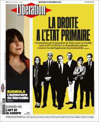 Portada de Libération (Francia)