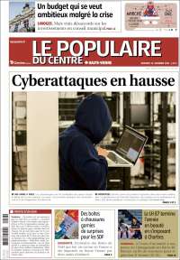 Portada de Le Populaire du Centre (Francia)