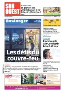 Portada de Sud Ouest (Francia)