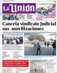 Portada de La Unión de Morelos (México)