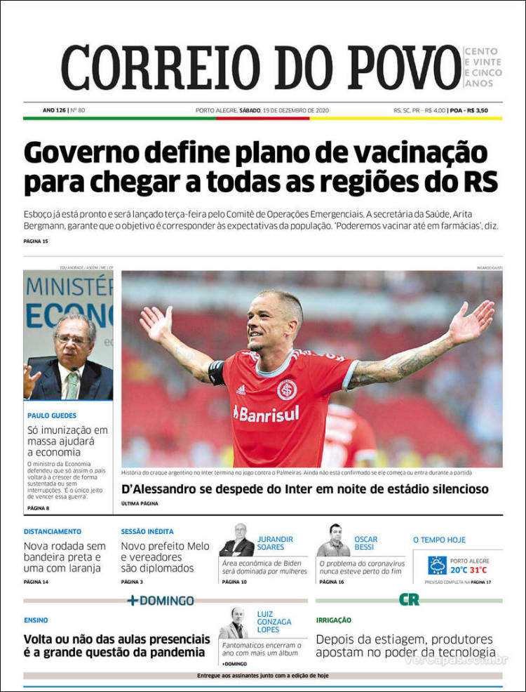 Portada de Correio Do Povo (Brasil)