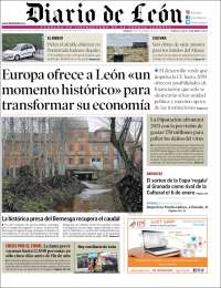 Portada de Diario de León (España)