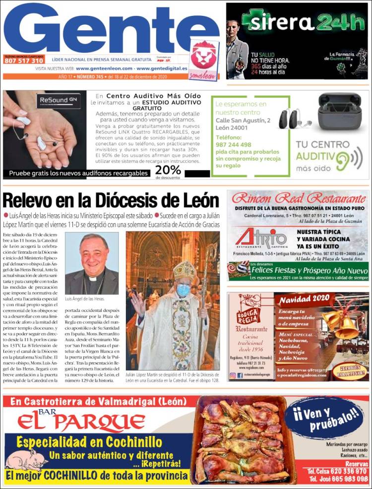 Portada de Gente en León (Espagne)