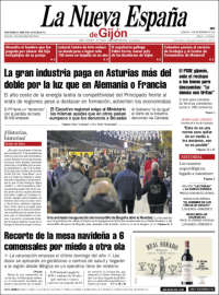 Portada de La Nueva España - Gijón (España)