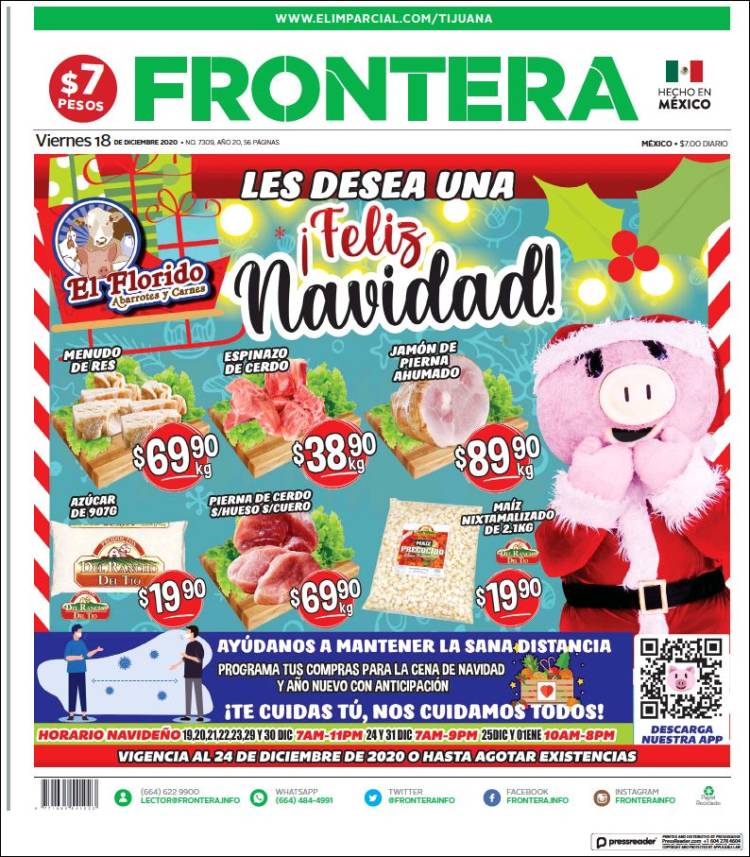 Portada de Frontera (México)