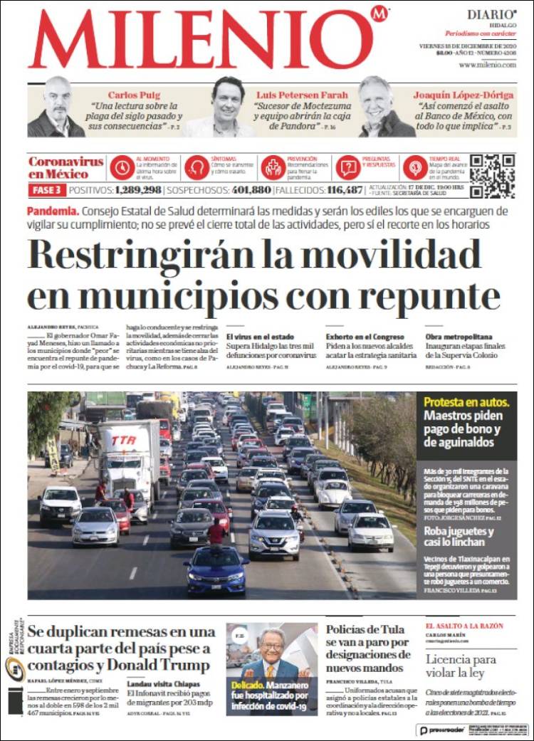 Portada de Milenio de Hidalgo (México)