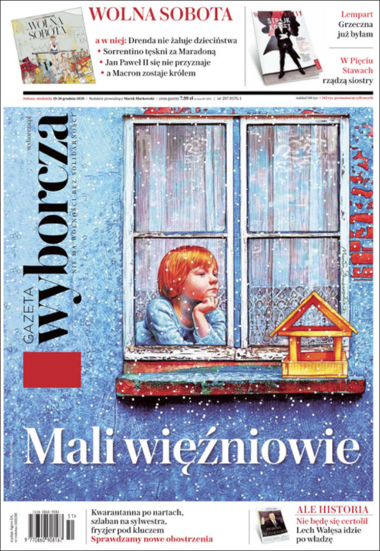 Portada de Gazeta Wyborcza (Polonia)
