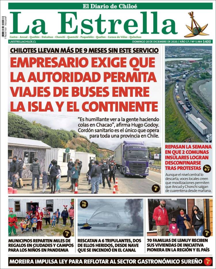 Portada de Estrella de Chiloé (Chile)