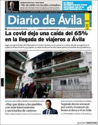 Portada de Diario de Ávila (España)