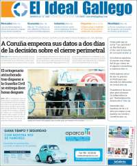 Portada de Diario de Ferrol (España)