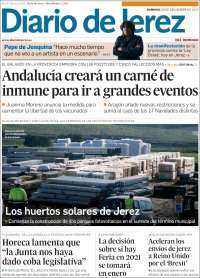 Portada de Diario de Jerez (España)