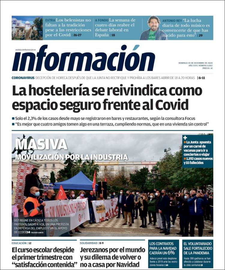 Portada de Información - Cadiz (España)
