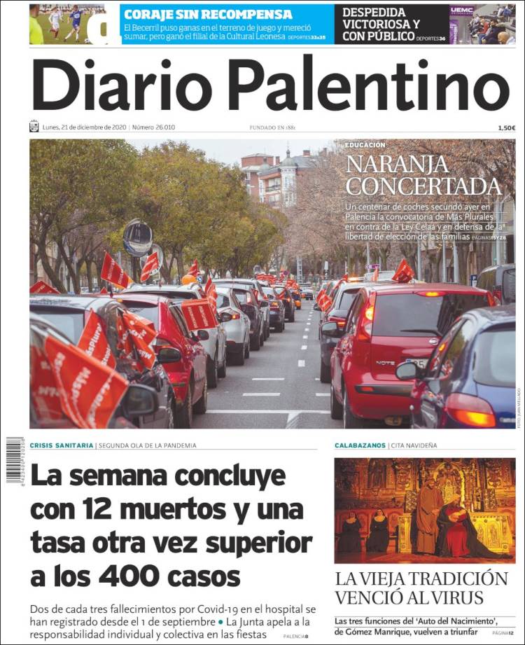 Portada de Diario Palentino (España)