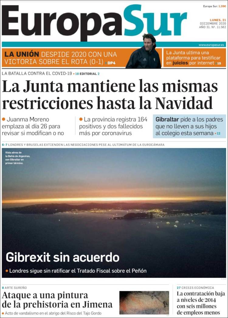 Portada de Europa Sur (Spain)